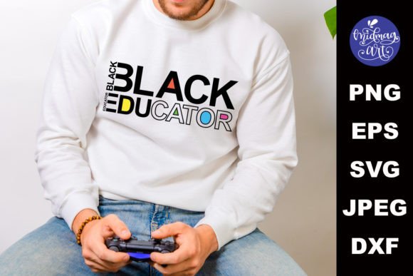 A Digital Asset Review: Black Educator SVG for T-Shirt Graphics