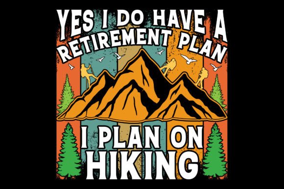 A Retro Vintage Hiking Graphic for Modern Brand Stories