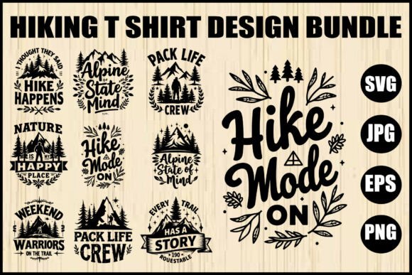 An Editorial Review: Hiking Graphics Bundle