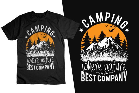 Camping T-Shirt Designs: Nature's Best Company Graphics