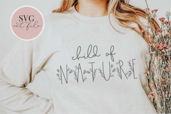 Child of Nature SVG: A Versatile Graphic for T-Shirt Designs
