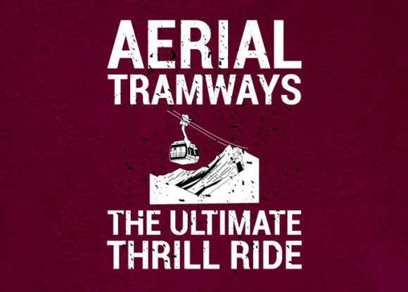 Exploring Aerial Tramways T Shirt Design 4 for Graphics