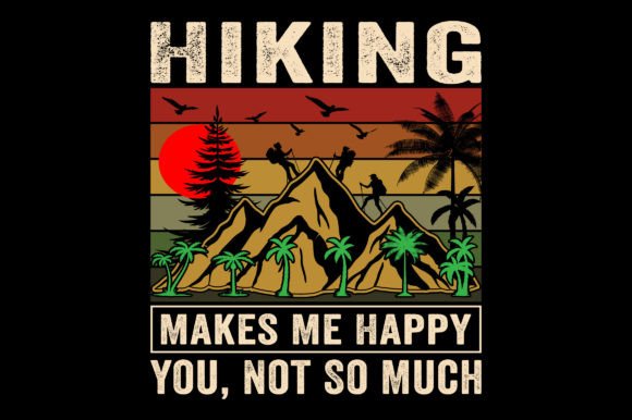 Hiking Makes Me Vintage T-Shirt Design Review