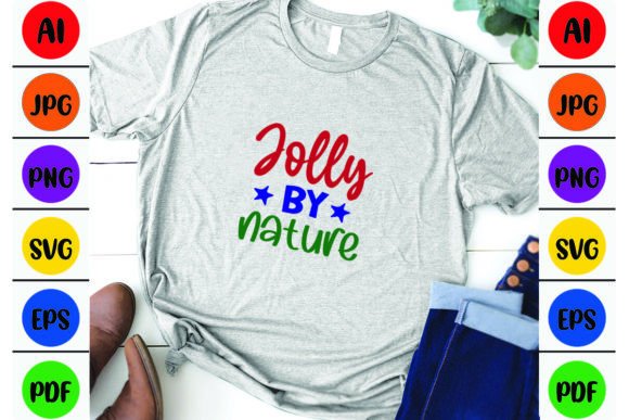 Jolly by Nature: A Versatile Graphic for T-Shirt Designs