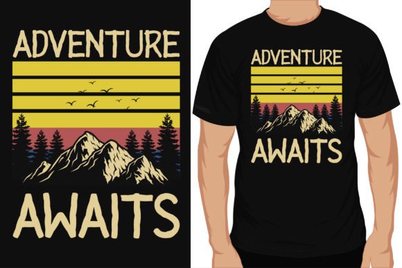 Mountain Adventure Vintage Graphics for Modern T-Shirt Designs