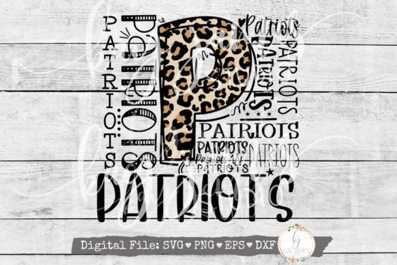 Patriots SVG PNG for T-Shirt Graphics and Fan Merch