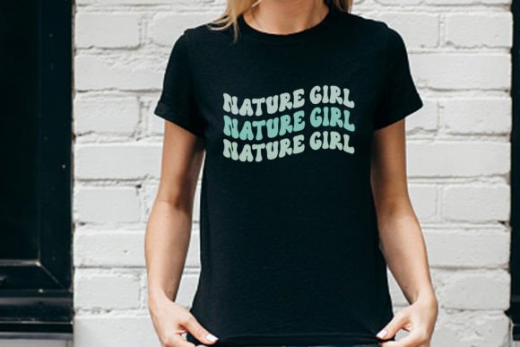 Retro Wavy T-shirt Nature Girl Design Review