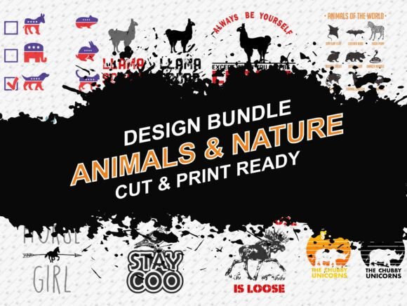 Review: Animals Nature Bundle for T-Shirt Designs and Graphics