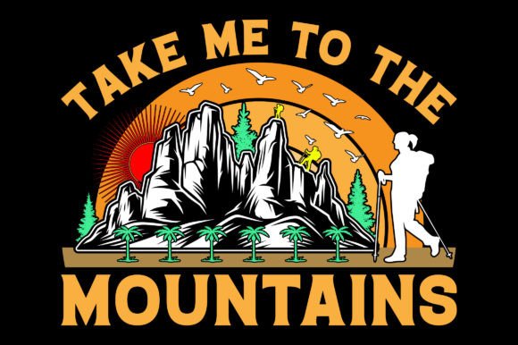 Take Me to the Hiking: A Vintage Graphic for Adventure Brands