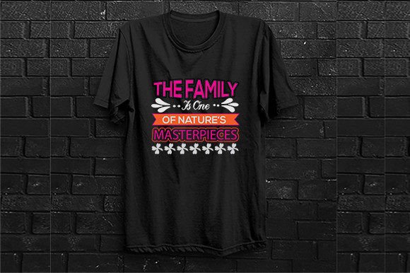 The Family is One of Nature: A Versatile Graphics Asset for T-Shirt Designs