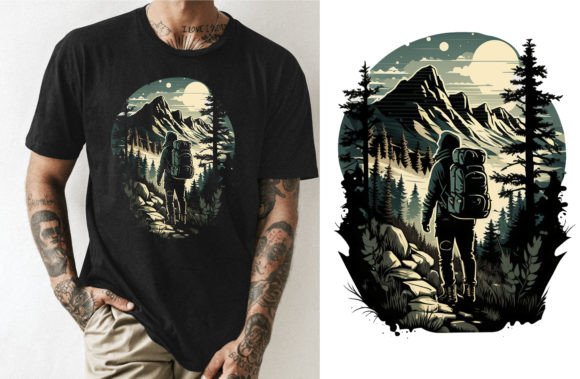 Trailblazing Adventures: A Hiker's Embroidery Gem